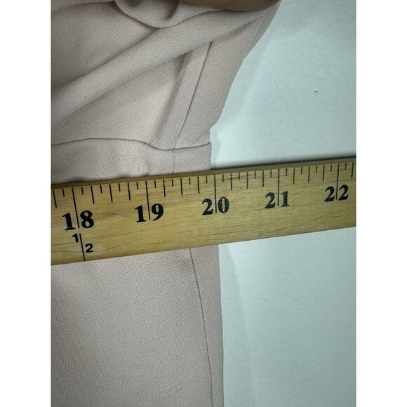 Cooper & Ella Women's Top Size L Zipper Light Dusty Pink Cold-Shoulder Polyester - Picture 6 of 8